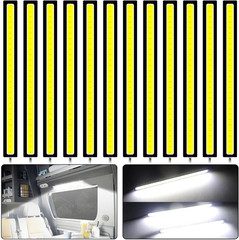 12PCS 12V LED Interior Light Bar, Waterproof 28 Leds COB Strip Light