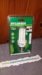 Sylvania Energy Saving Bulb E27 9W Power 40W Neon 3 Tubes Cool