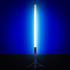4Pack RGB Tube Light Bar with Light Stand, Battery Powered LED Video Light Wand