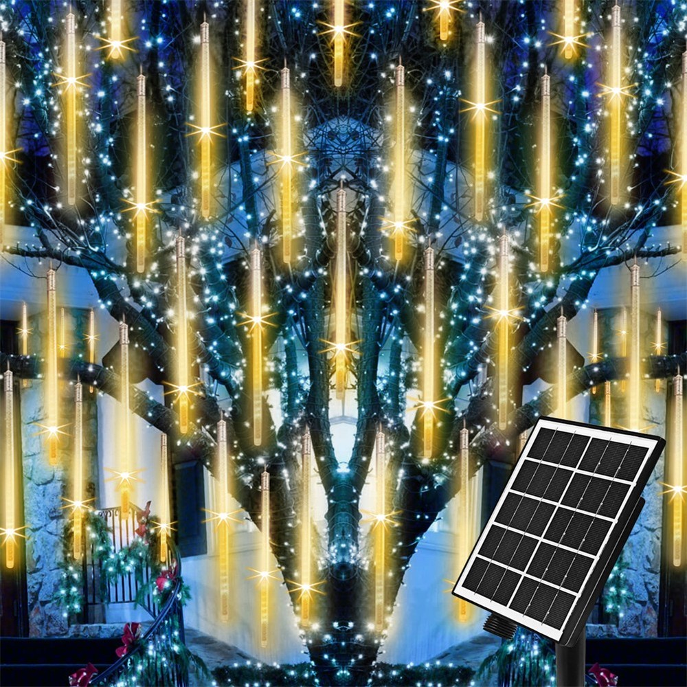 16 inch 16 Tubes Meteor Shower Rain Tree String Lights Garden Party Xmas Outdoor