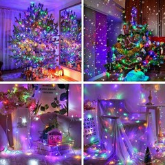100 LED Fairy String Lights Christmas Tree Wedding Xmas Party Outdoor Home Decor