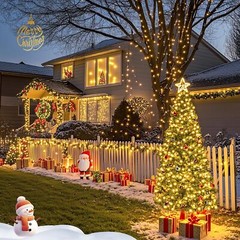 Solar String Lights Outdoor Waterproof Fairy Party Christmas Lamp Garden Decor