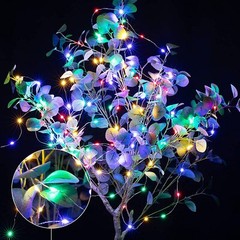 Fairy Lights with Switch 100/200 LED Plug in Copper String Light Christmas Party