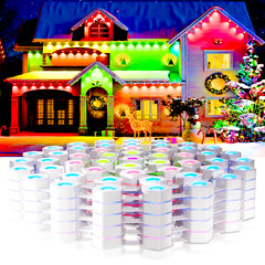 Permanent Outdoor Lights 200ft,Waterproof Smart RGB Outdoor Lights with 144 LEDs