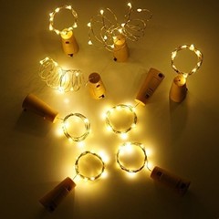 10 Pack Wine Bottle Lights with Cork 20 LEDs 6.6 Ft Fairy String Lights Battery