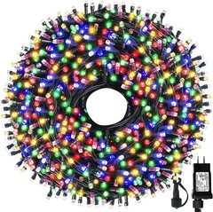Multicolor 200/300/500 LED Christmas String Lights Waterproof 8 Mode Fairy Light