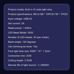 RGB Firework LED Strip Lights, Music Sync with APP Remote Control, USB Powered