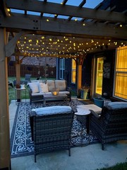50LED Solar String Lights Patio Party Yard Garden Wedding Waterproof Outdoor