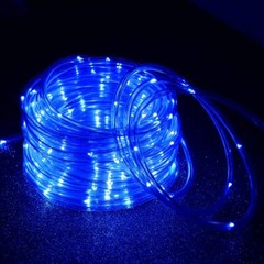 Solar Rope Lights Outdoor Tube Fairy String Lights Waterproof Garden Patio Decor