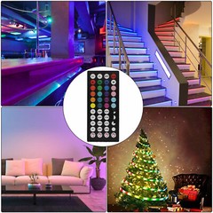 65ft 50ft Smart Bluetooth 5050 LED Strip Lights Phone Remote Color Changing Kits