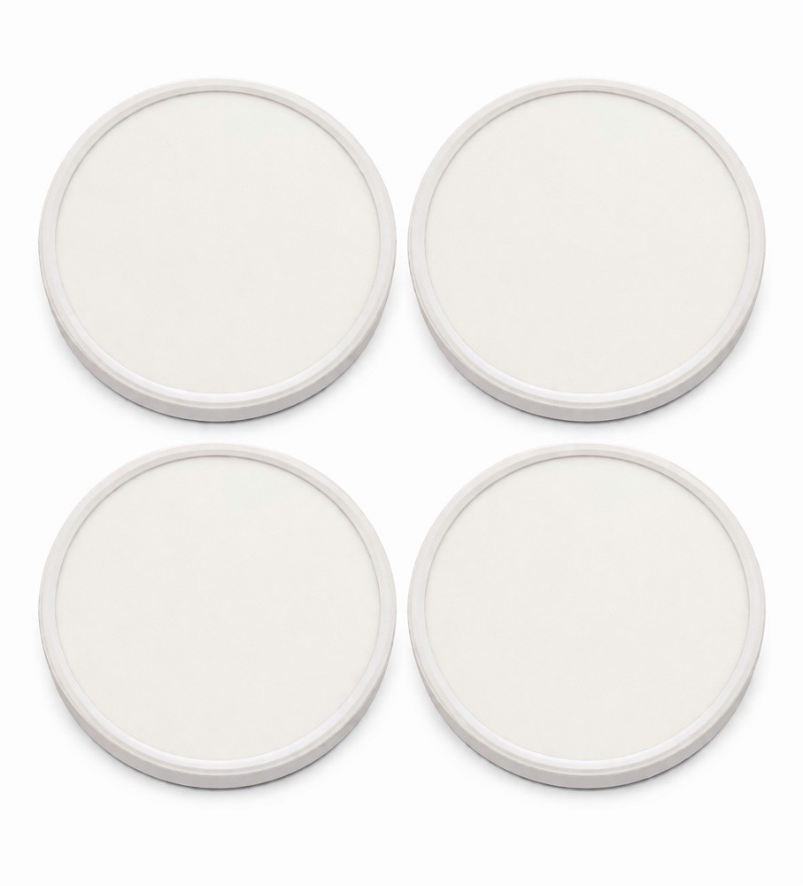 Lot of 4 LED Round Ceiling Lights 5000K Flush Mount Panel 2AY91-XDD-01 Commercia