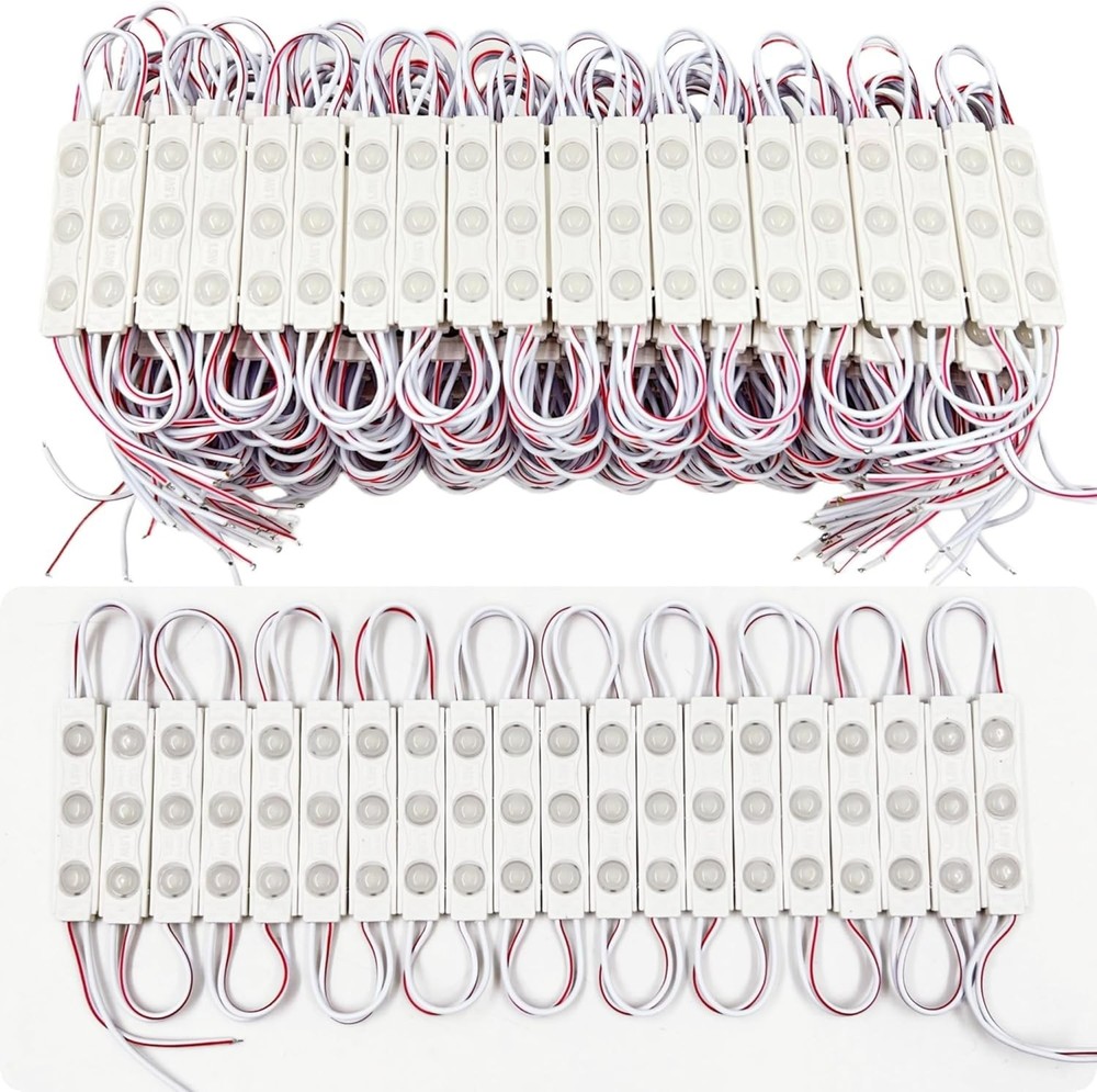400PCS LED Module White 10000K 1.5W Storefront Lights 12V DC for Letter Signs