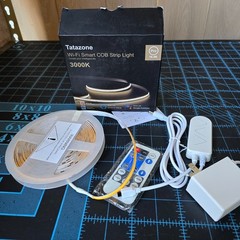Tatazone WiFi Smart COB Strip Light 16.4ft Pro 3000K Alexa Google