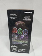 Disney’s Haunted Mansion Graveyard Busts Colormorph Lighted Pathway Markers
