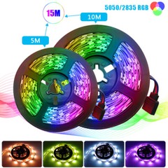 10M 20M 30M led strip SMD 5050 RGB DC12V WIFI IR remote Flexible Diode Tape Led