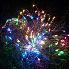 Outdoor Solar Fairy String Lights Copper Wire Waterproof Garden Decor 100 LED