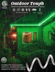 Assorted Sizes Green LED Rope Lighting Indoor Outdoor Christmas Xmas Extendable