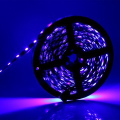 5M RGB 5050 SMD 300 LED Strip Light Bright Lamp DC 12V Black PCB Non-Waterproof