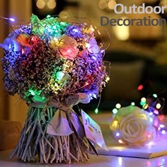 Outdoor Solar Fairy Lights String Copper Wire Waterproof Garden Decor 100/200LED