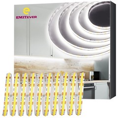 EMITEVER COB LED Strip Lights Cool White, 5000K Tape Light Premium High Densi…