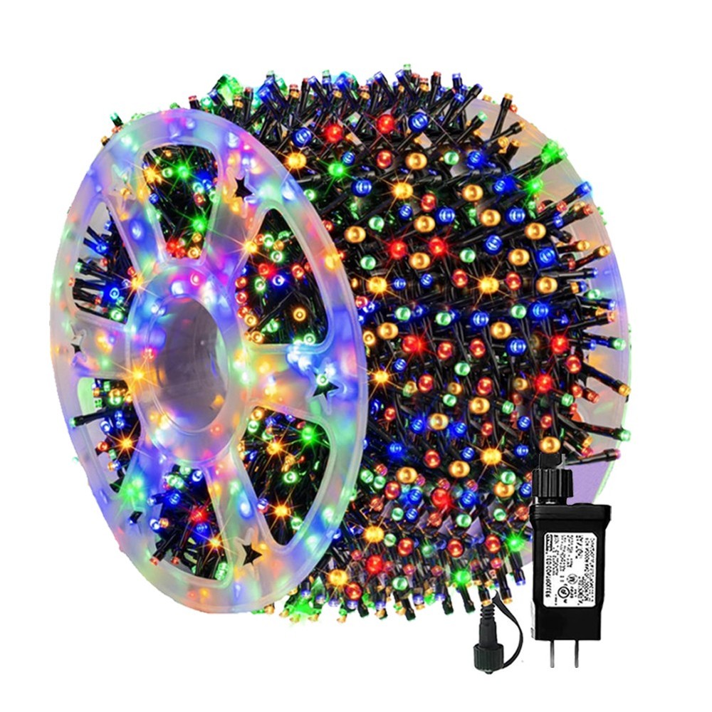 Multicolor 200/300/500 LED Christmas String Lights Waterproof 8 Mode Fairy Light