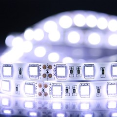 16.4ft Cool White LED Light Strip Waterproof 5050 SMD Dimmable Tape Rope Light