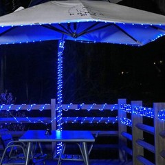 39FT 100 LED Waterproof Solar Rope Tube Lights String Light Outdoor Garden Lamp