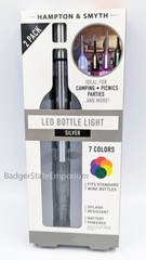 Pack of 2 LED Light Sticks for Wine Bottles Lamps Christmas Decorations 7 Colors