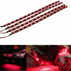 5x 12V 12″ 1FT 15SMD Flexible LED Strip Light Waterproof For Car Truck Boat Cond