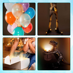 10Pcs Miniature Led Lights, Tiny Small Led Lights Battery Powered Balloon Mini S
