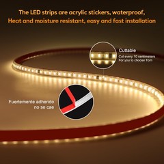pcningled LED Strip Lights 32.8 Feet Cuttable Rope Lights 110V