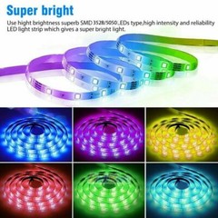 5M 300 LED Strip Lights 3528 5050 SMD RGB Ribbon Tape Roll Waterproof DC 12V