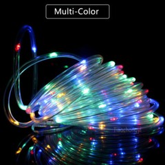 USB LED String Lights PVC Tube Rope LED Fairy Light Outdoor For DIY Party Decor