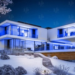 LED Strip Lights 16.4ft 5M LED Blue LED Tape Light Waterproof IP65 2850 SMD
