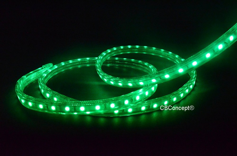 UL Listed,6.6 Feet,GREEN,Dimmable,Super Bright 1800 Lumen 120Volt Flat LED Strip