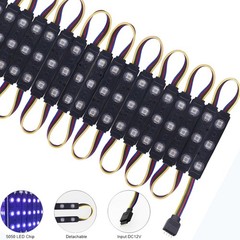 10ft-200ft RGB SMD 5050 3 LED Injection Module Light Strip w/Interface 12V Lamp