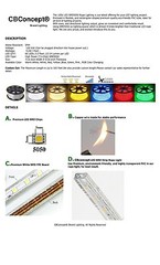 UL Listed,6.6 Feet,RED,Dimmable,Super Bright 1800 Lumen 120V Flat LED Strip Rope