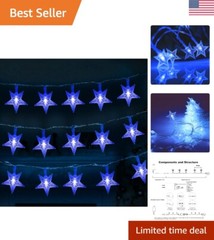 Premium LED Star String Lights – Waterproof – Energy Saving – 8 Modes