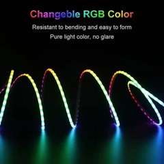 WS2812B Ultra Narrow 2.7mm COB LED Strip Individually Addressable Pixel Light