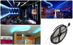 10M 600Leds 3in1 Set RGB Non-Waterproof SMD 3528 LED Strip Light + 44Keys Remote
