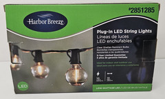 Harbor Breeze 13 ft Plug in Indoor/Outdoor String Light 10 Clear LED Bulbs