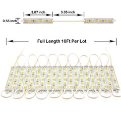 Super Bright IP65 Waterproof 5054 SMD 6 LED Module Light Sign Strip Lamp DC 12V