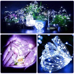 USB Twinkle LED String Fairy Lights 200/300LED Copper Wire Party Decor W/ Remote