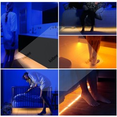 Motion Sensor LED Strip Light 12V Bed Light with Automatic Turn Off Timer Light