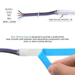 WW/NW/CW/RGBCCT/RGBW/RGBWW 840LEDs/m Cob Led Strip Light Flexible Dimmable 5-20M