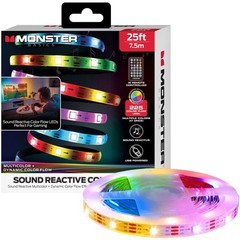 Monster 25 Ft. IR Remote Controlled RGB-IC LED Indoor Light Strip