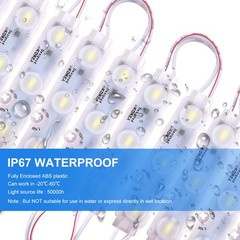 10-100ft 5730 SMD 3 LED Module Light Waterproof Storefront Advertising Sign Lamp