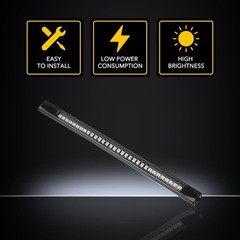 Waterproof 8” 12V Motorcycle LED Strip Underbody Light For Motorcycle ATVs UTVs