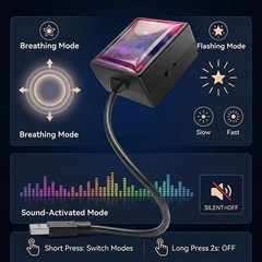 Car Roof Star Night Light, USB Projector Night Light Neon Accent Light Decor …