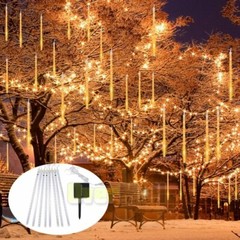 144 LED Outdoor Solar Powered String Lights for Patio Yard Porch Party Decor